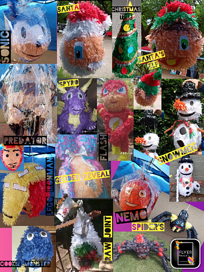 Unique paper Mache Pinatas